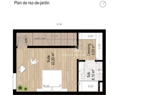 Villa en triplex avec piscine et vue sur mer à Mediouna (Tanger)