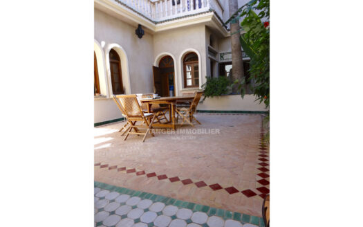 Jolie maison avec patio arboré dans la médina d’Assilah (Tanger)